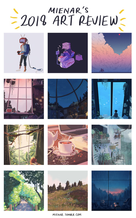 my 2018 art review!(i talked more about my 2018 art journey in my ig posts: here and here)instagram 
