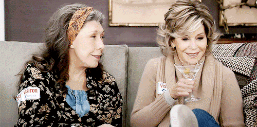 queenoftherebels:“Make a wish.” | Grace and Frankie