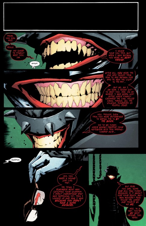 James Gordon vs. Batman Who Laughs.[from Batman Who Laughs (2018) #4]