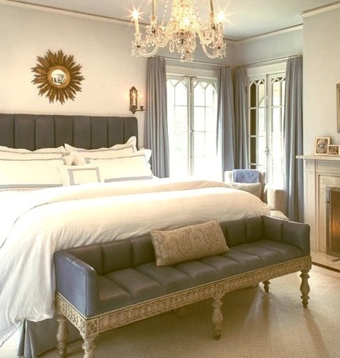 Master In New YorkAn Illustration Of A Medium-sized Traditional Master Bedroom With A Dark Wood Floor,
