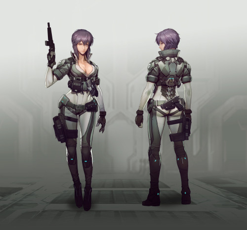 playfirstassault:    Check out the Concept Artwork of Motoko! 