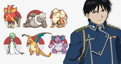 toasty-coconut:  Fullmetal Alchemist Characters + Pokemon(Edward, Alphonse, Winry,