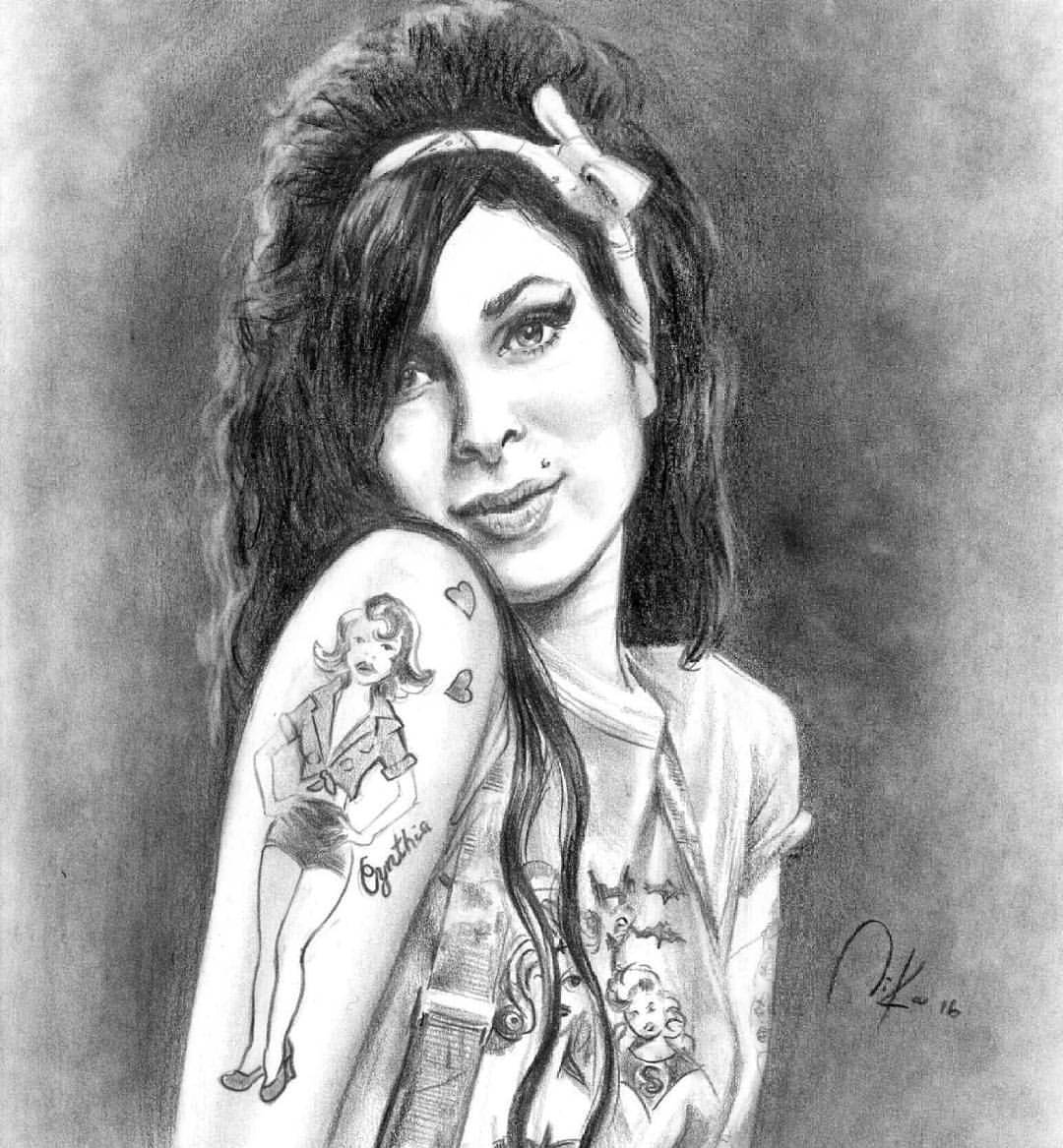 DiKa — “Amy Winehouse” #art #portrait #amywinehouse...