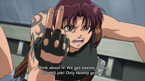 michigrim:Black Lagoon Episode 1 “The Black Lagoon” (2006) Madhouse