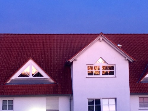 heute-nicht:  Watching the sunset in my neighbours windows