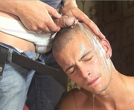 faggland:  There is nothing more comforting than knowing you have been marked and will smell like your Master for the entire day. One of my favorite photos. A well-marked slave bitch is a well-behaved slave-bitch. bamaboi2serve(OWNED) 