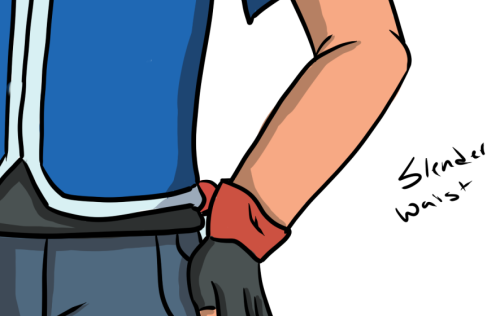 dragoniss:  Made a doodle comic on Ash’s new outfit. God he looks hot…oops did I say that out loud. 