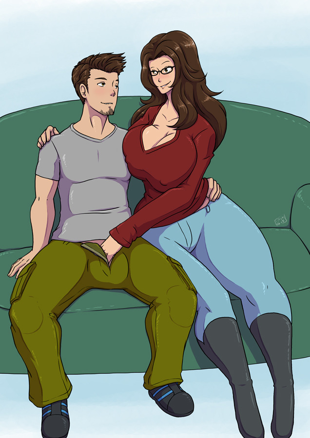 dmxwoops:  Commission for psychonerd of some mother son shenanigans