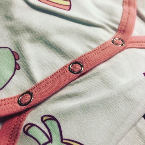 New metal snaps on our onesies going forward! #littletude