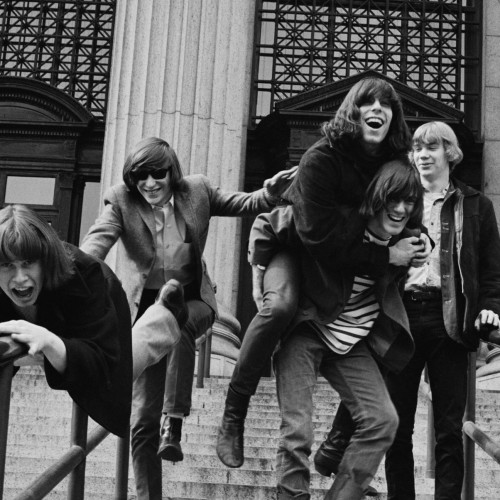  Blues Magoos photographed by Don Paulsen in New York City, circa 1966. The group consists of keyboa