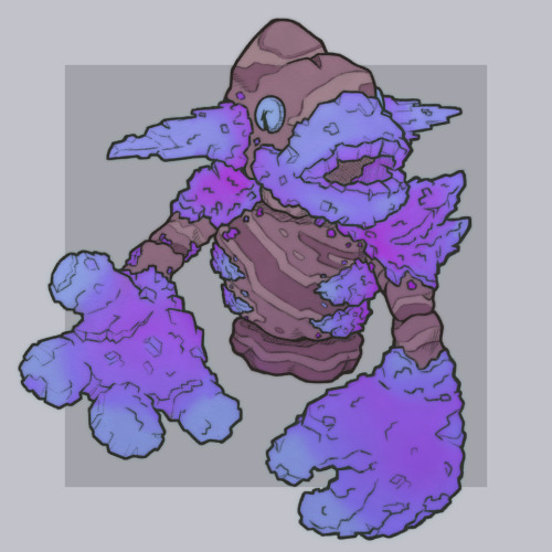 A Rock Golem Character I Designed Back In March As A Commission For A Client's TTRPG Campaign. I Didn't