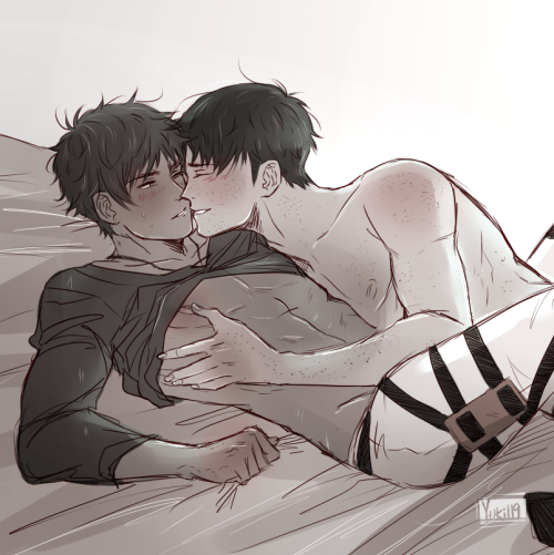 yuki119:  Gay babes for Deb who was in desperate need of some MarcoEren (ﾉ◕ヮ◕)ﾉ*:・ﾟ✧