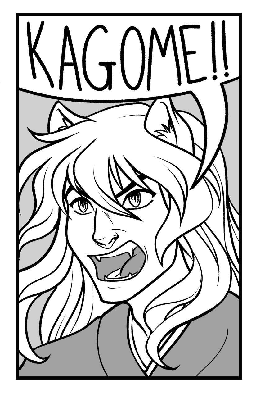 artofmissanthony:  Okay so I have been binge watching Inuyasha lately while I work