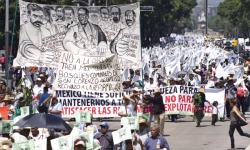 Thinkmexican:  Mexico’s Campesinos March For Land Rights, Against Fracking An Estimated