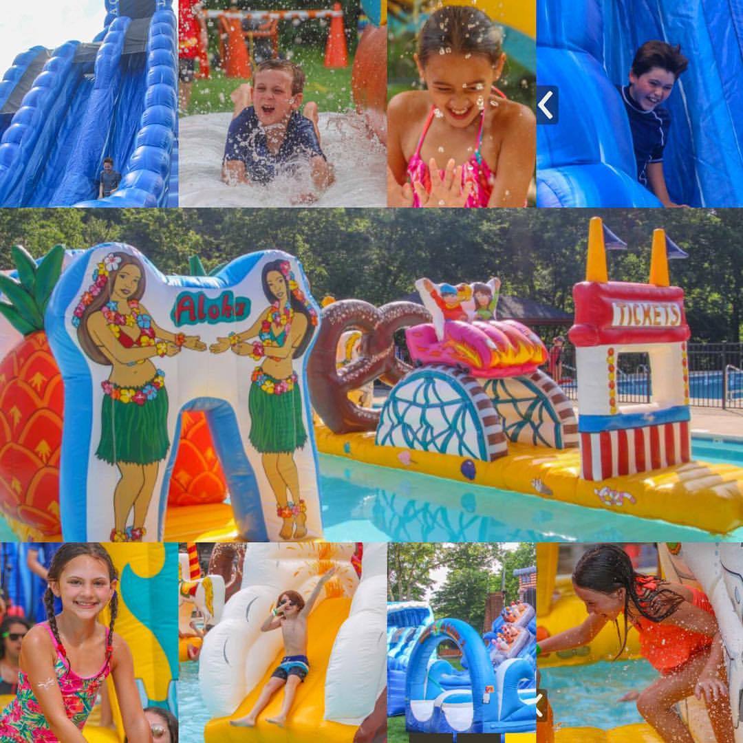 Wacky Water Wednesday was pretty amazing 🌸🌊📸 #camplife #photography #waterobstaclecourse