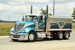 semitrckn:  International Lonestar custom tipper 