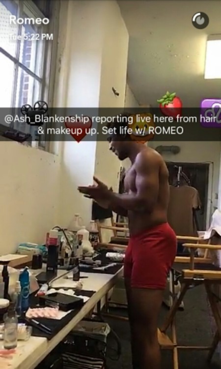 lamarworld:  Romeo Miller booty & bulge