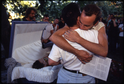 enoughtohold:   It was impossible to touch my friend Jon Greenberg at his funeral in Tompkins Square