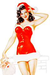 vintagegal:  1930s-1950s Christmas pin-ups porn pictures