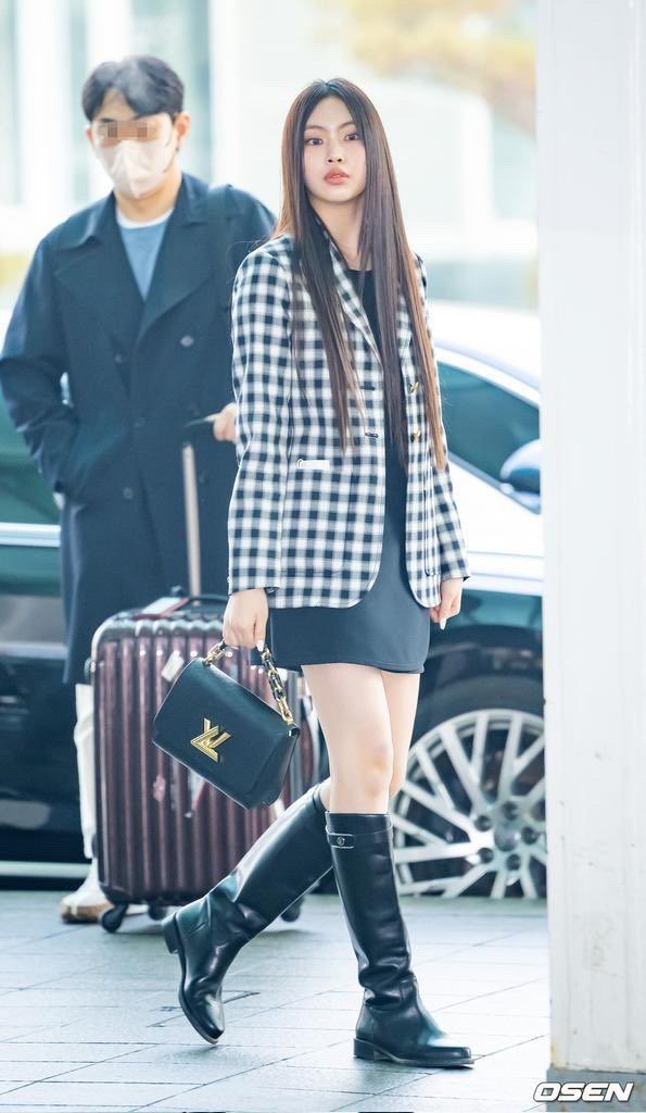 NewJeans — HYEIN at Incheon Airport en route to Paris for her