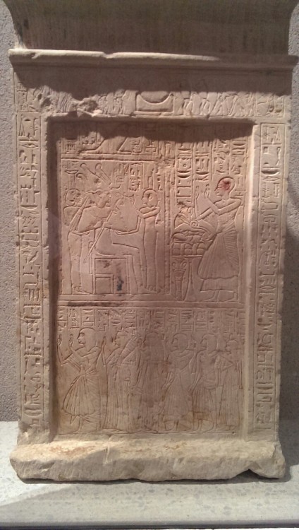 Stela of Seba, scribe of the treasury of the god Ptah.