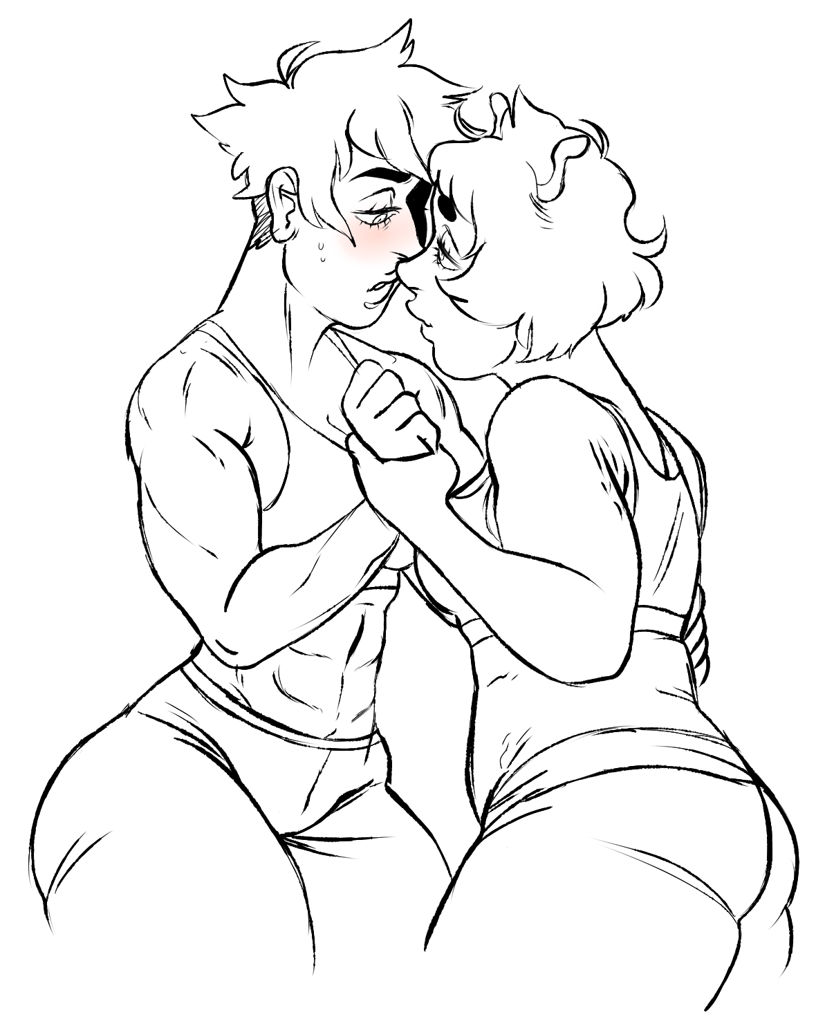 tokikiko: baku and the only het ship i like for him  *pls dont tag as genderbend,