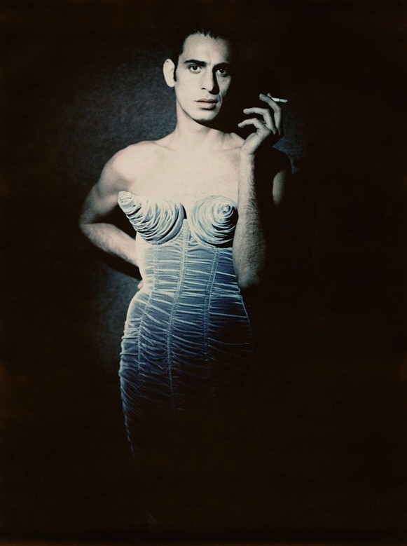 uniillusion: Tanel Bedrossiantz in a dress from Barbes by Paolo Roversi  Collection