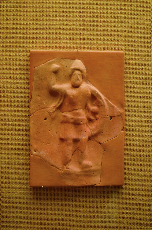 greek-museums:Archaeological Museum of Ancient Messene:Terracotta votive plaques from the sanctuarie