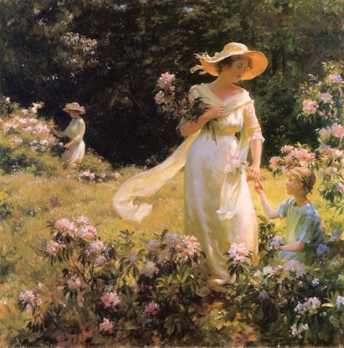 die-rosastrasse:Charles Courtney Curran American, 1861–1942 