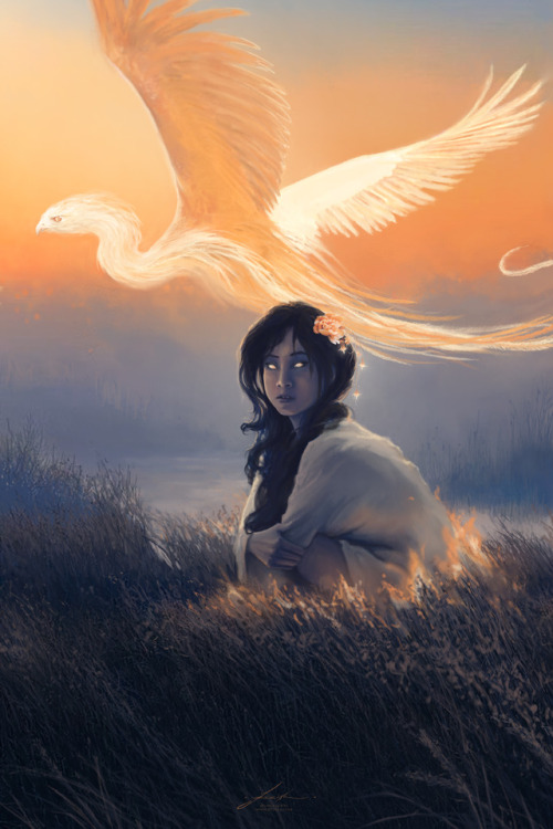 ‘Morning Star’ by Jeszika Le Vye‘The flame that blooms eternal, she unfurls from h