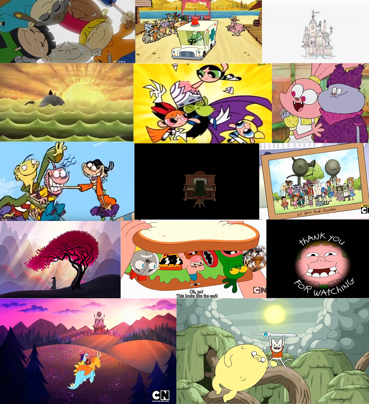 chrossrank:  Cartoon Network shows finale compilation. Not all of them, but some