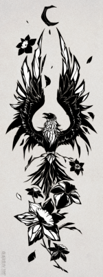 i commissioned Vernal’s tattoo from Alaiaorax