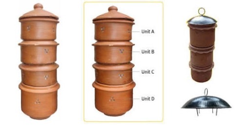 How amazing are these composter’s!!???!!! I think their great, no plastic, made of terracotta, earth