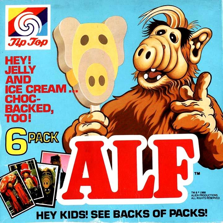 peteneems. — 80s-90s-stuff: 80s ALF ice cream ad