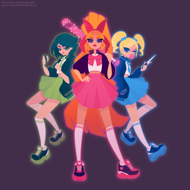 The PPG if they went to River City High. ♡