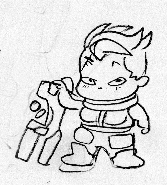 danapu24: Zarya Sketch doodle