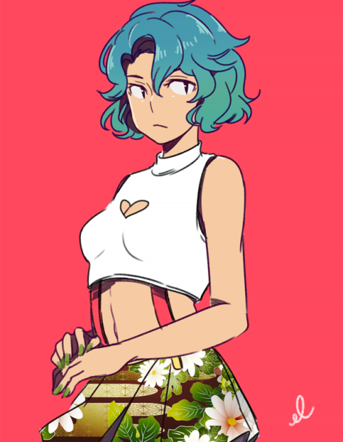 mayuiki-art:Crop top girl #2