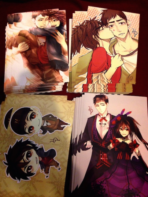 yukipri:  Post card prints arrived!! I’m so glad they turned out alright ;;;;;A;;;;;;