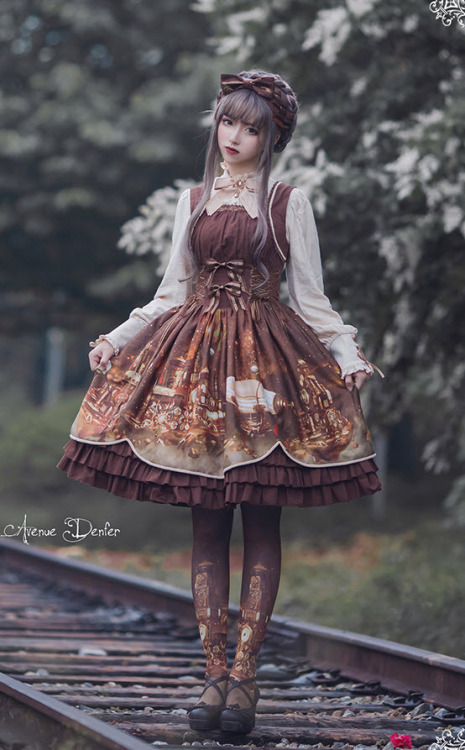 lolita-wardrobe:  NEW Release: Avenue Denfer 【-Steam Castle-】 #SteampunkLolita Series ◆ Shopping Link >>> https://lolitawardrobe.com/search/?Keyword=Steam+Castle