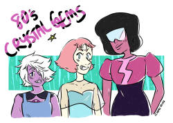 leyashii:  doodle of my fav 80′s rocks