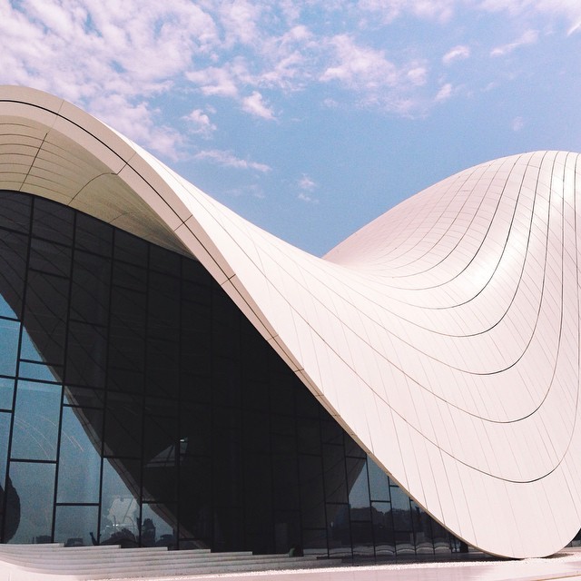 instagram:  A Sweeping Symbol of Modernity in Azerbaijan  For more photos and videos