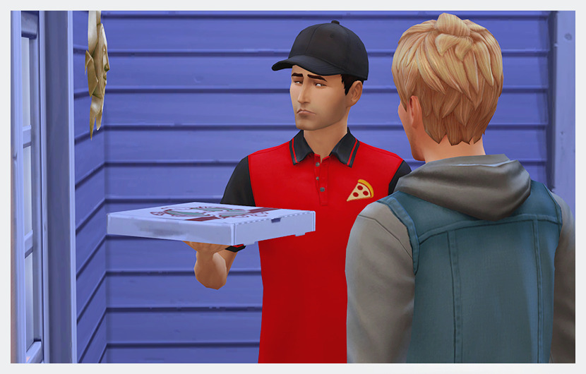 touchmypixels:  Getting side eyed by the pizza guy &gt;.&gt;