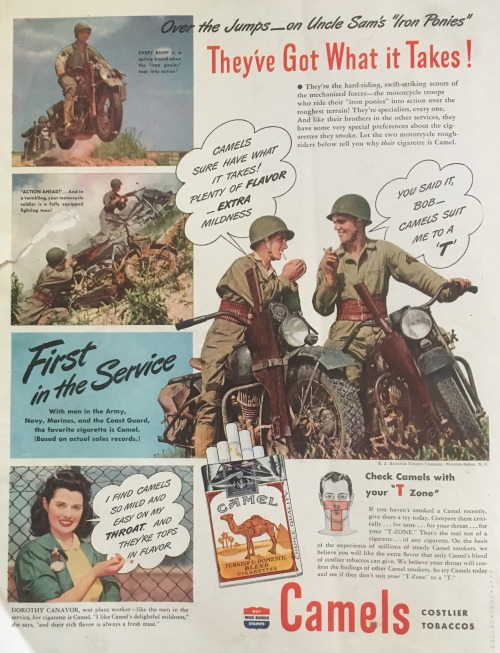 “They’re the hard-riding, swift-striking scouts of the mechanized forces” (1944)