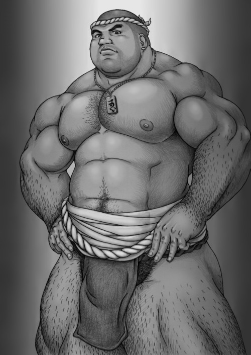 gaymanga:  Three Fundoshi Brothers (褌三兄弟), 2014 Illustrations by Sadali  