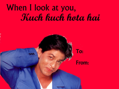 vona-lyne: Complete set of my Bollywood Valentines Day cards so far. Take it and go. Valentines