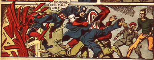 flange5:Nothing but sass and whup ass Captain America comics (1941) #8