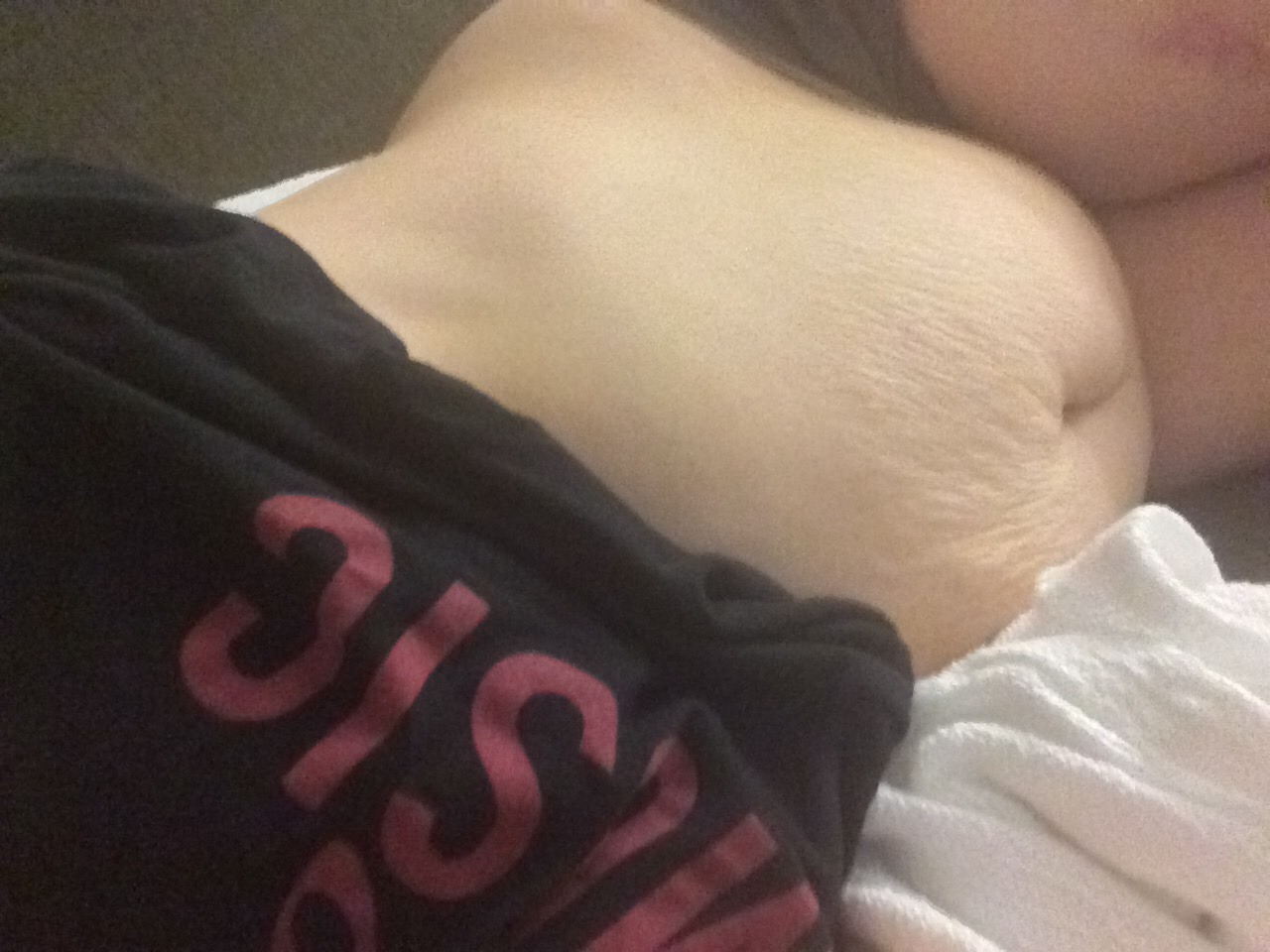 littlebratbigdreams:  So full. It hurt to stand for that pic. If you need me I’ll
