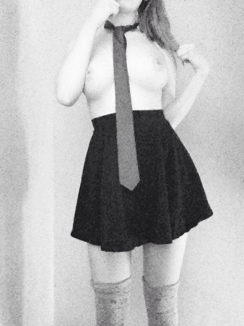 iwanttobeyourslave:  Wow thank you everyone, I’ve only had tumblr one day and have over 250 followers 🙊 so it’s time I tell you about another Luna kink. I love dressing up really young like a schoolgirl, I wish I had a big strong teacher to fuck