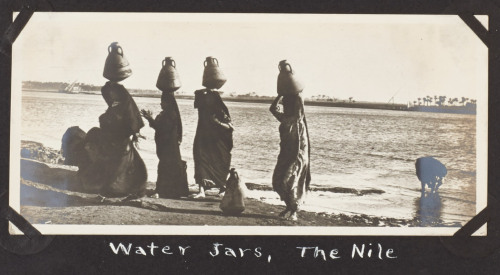 Collection water from the Nile in the 1920s.From a collection of globe-spanning photos, found here: 