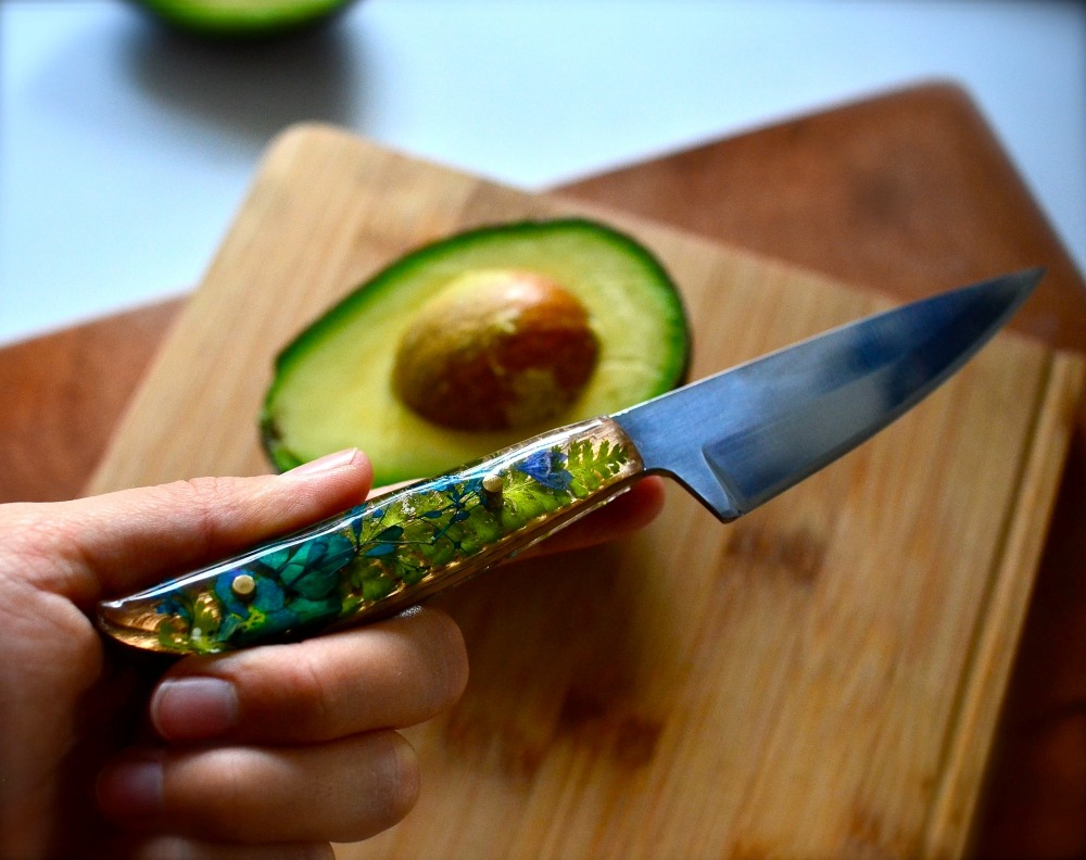 sleepywitchmc: sosuperawesome:  Botanical Knives Pocono Mountains Forge on Etsy See